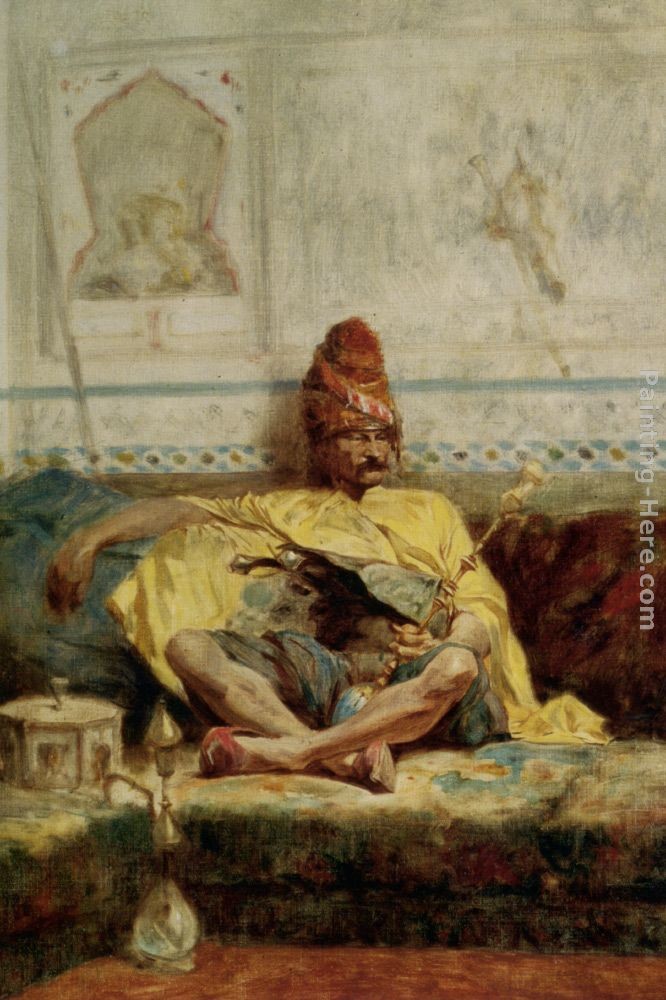 Charles Bargue Seated Bashi Bazouk